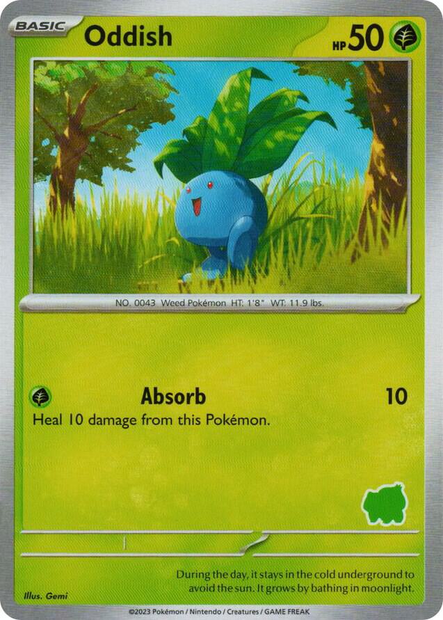 Oddish #3 – My First Battle card