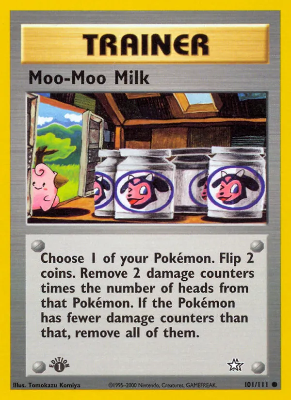 Moo-Moo Milk #101 – Neo Genesis card