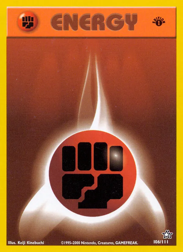 Fighting Energy #106 – Neo Genesis card