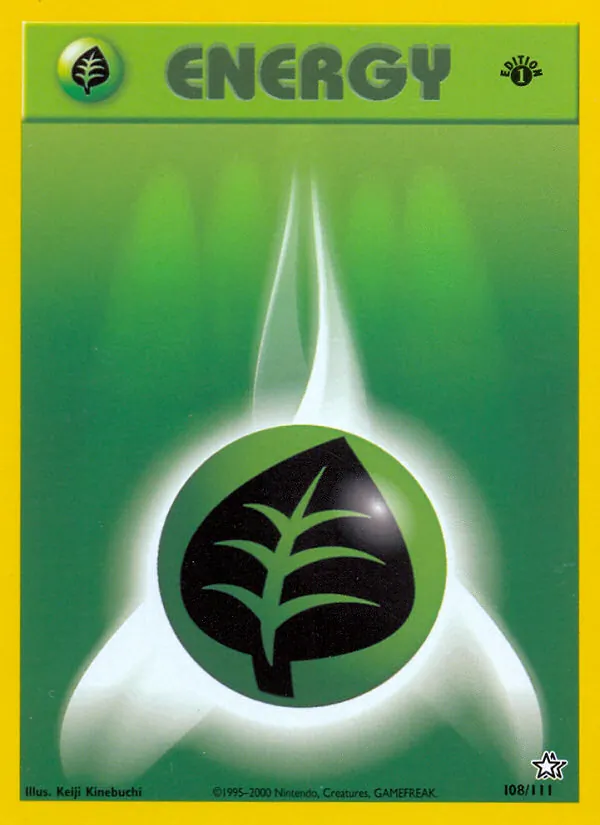 Grass Energy #108 – Neo Genesis card
