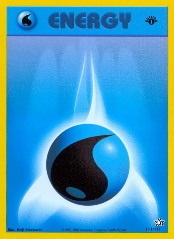 Water Energy #111 – Neo Genesis card