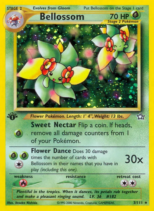 Bellossom #3 – Neo Genesis card
