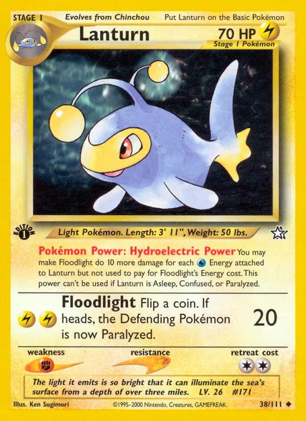 Lanturn #38 – Neo Genesis card