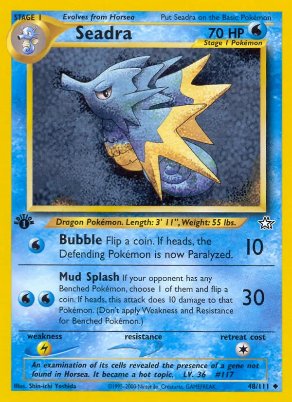 Seadra #48 – Neo Genesis card