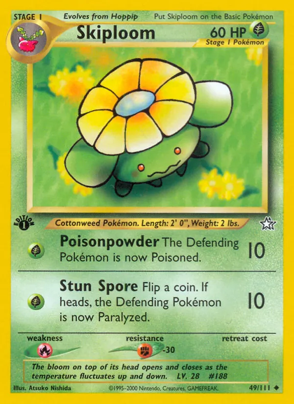 Skiploom #49 – Neo Genesis card