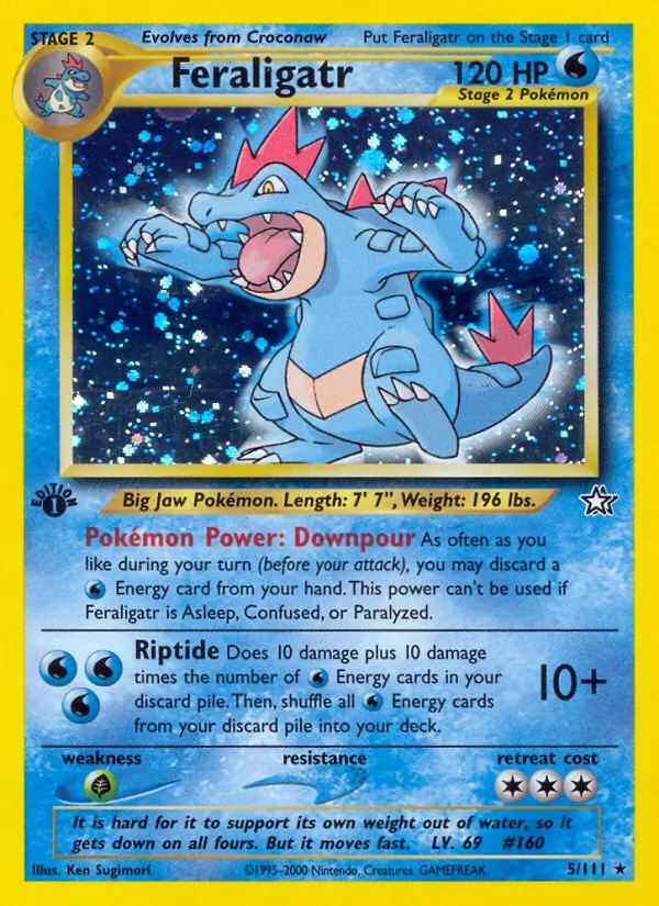 Feraligatr #5 – Neo Genesis card