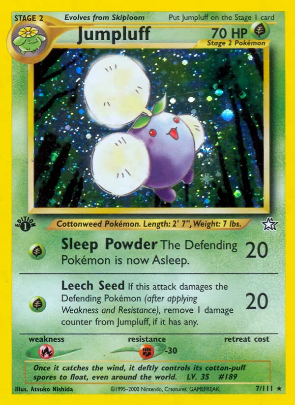 Jumpluff #7 – Neo Genesis card