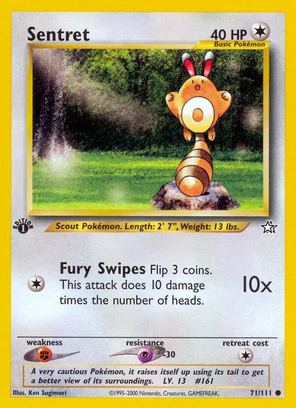 Sentret #71 – Neo Genesis card