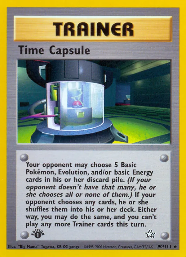 Time Capsule #90 – Neo Genesis card