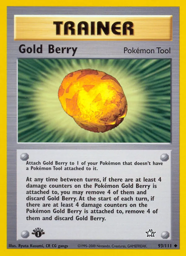Gold Berry #93 – Neo Genesis card