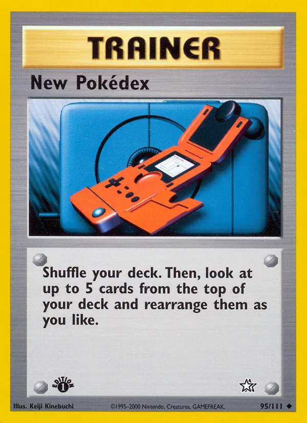 New Pokédex #95 – Neo Genesis card