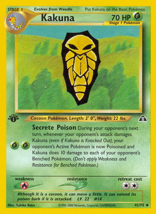 Kakuna #41 – Neo Discovery card