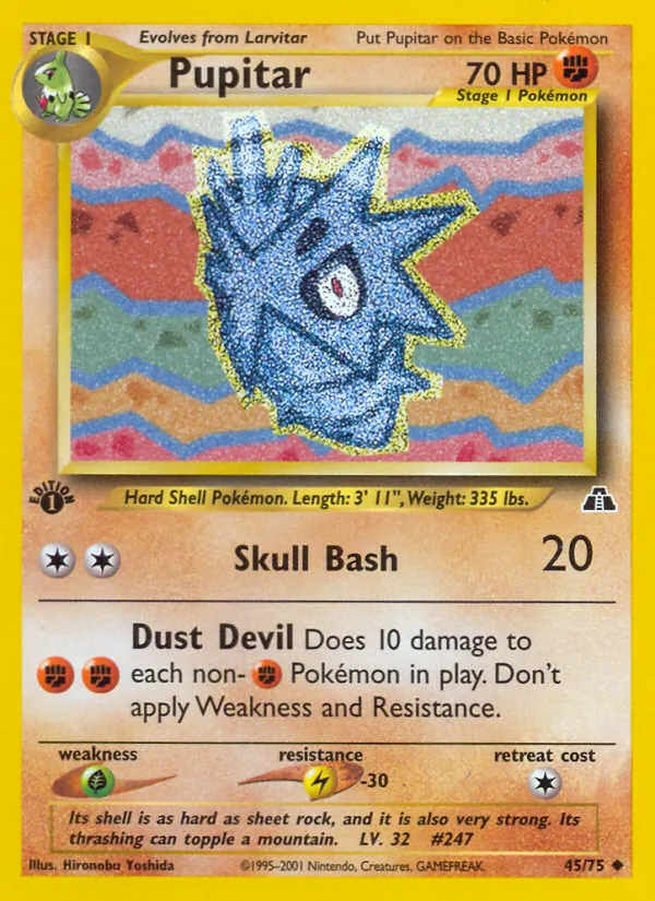 Pupitar #45 – Neo Discovery card