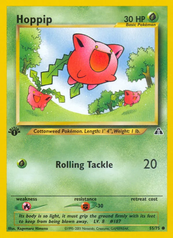 Hoppip #55 – Neo Discovery card