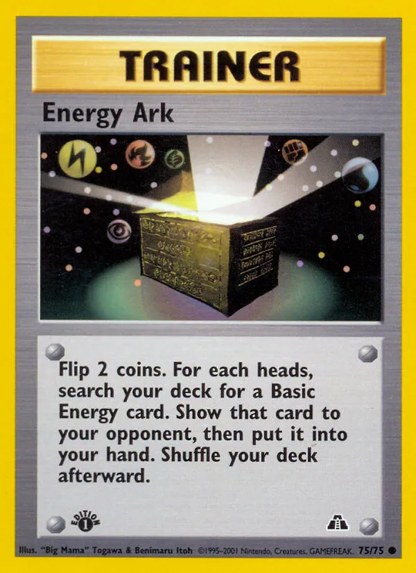 Energy Ark #75 – Neo Discovery card