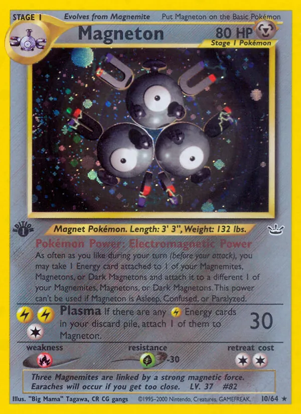 Magneton #10 – Neo Revelation card