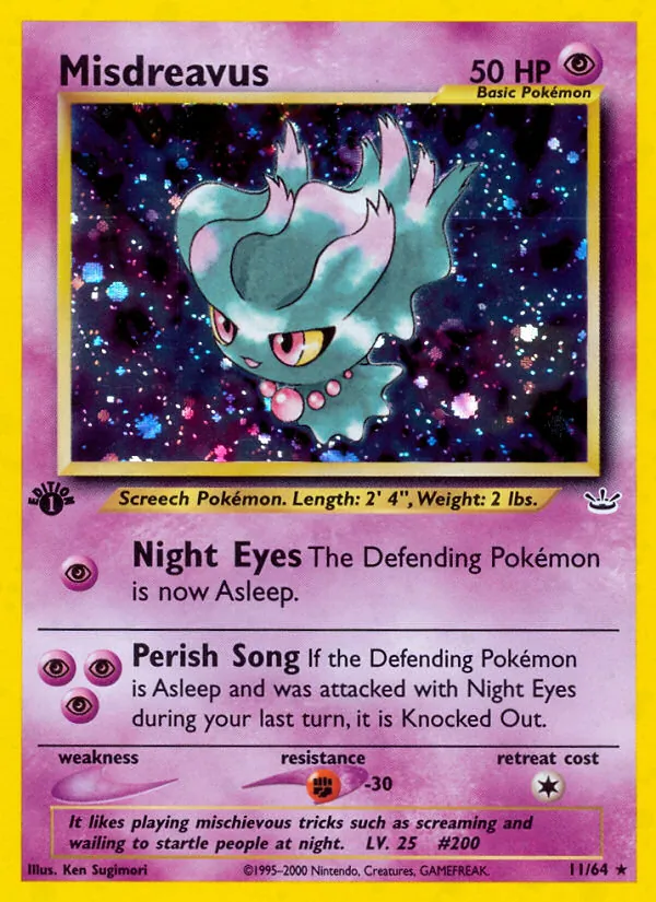 Misdreavus #11 – Neo Revelation card