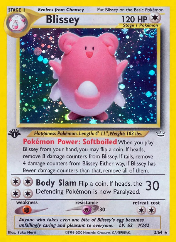 Blissey #2 – Neo Revelation card