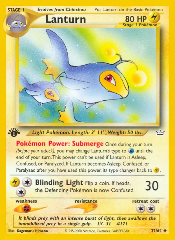 Lanturn #32 – Neo Revelation card