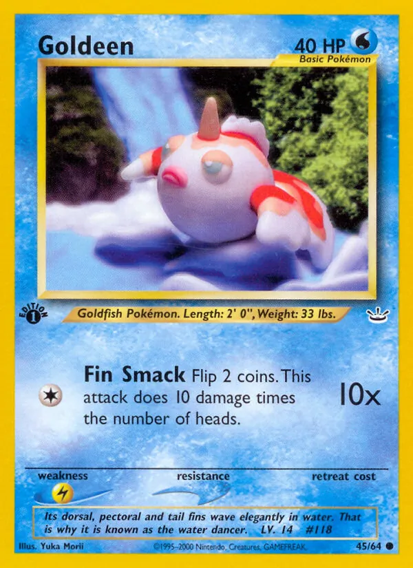 Goldeen #45 – Neo Revelation card