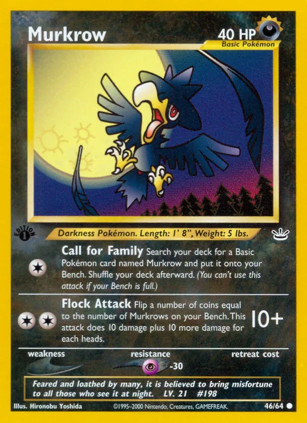 Murkrow #46 – Neo Revelation card