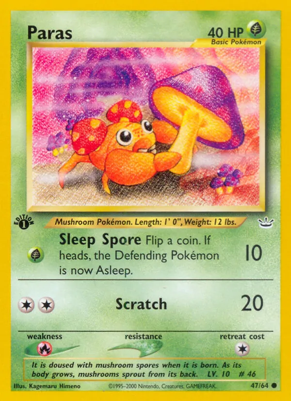 Paras #47 – Neo Revelation card