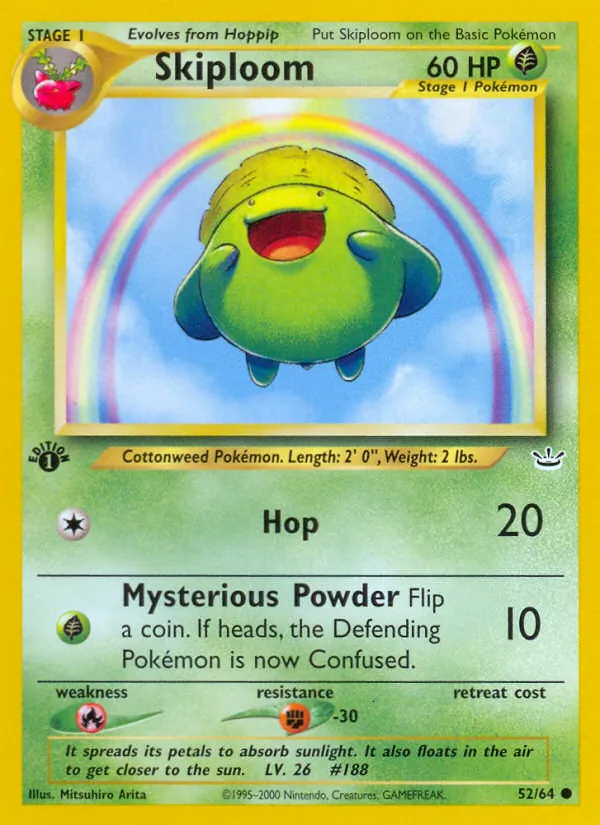 Skiploom #52 – Neo Revelation card
