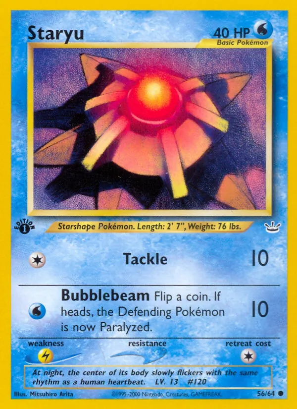 Staryu #56 – Neo Revelation card