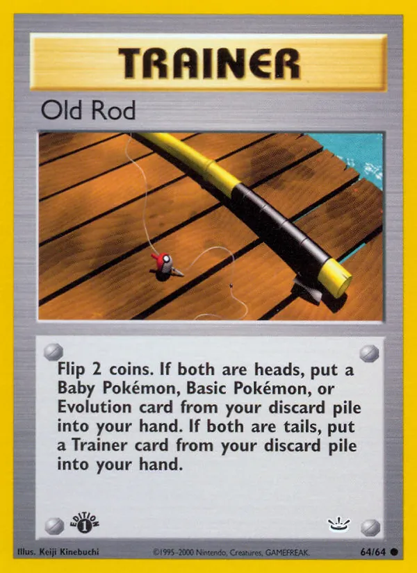 Old Rod #64 – Neo Revelation card