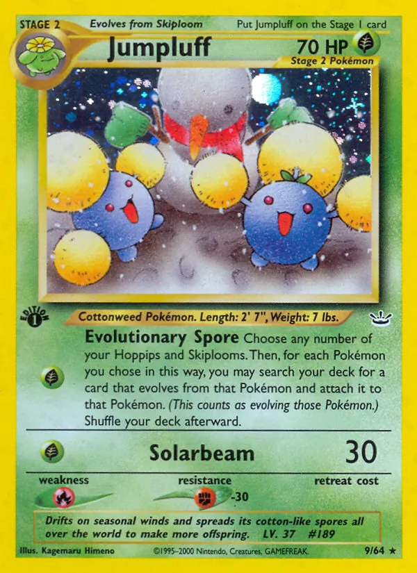Jumpluff #9 – Neo Revelation card