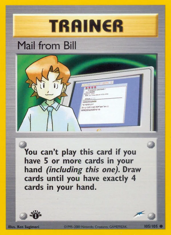 Mail from Bill #105 – Neo Destiny card