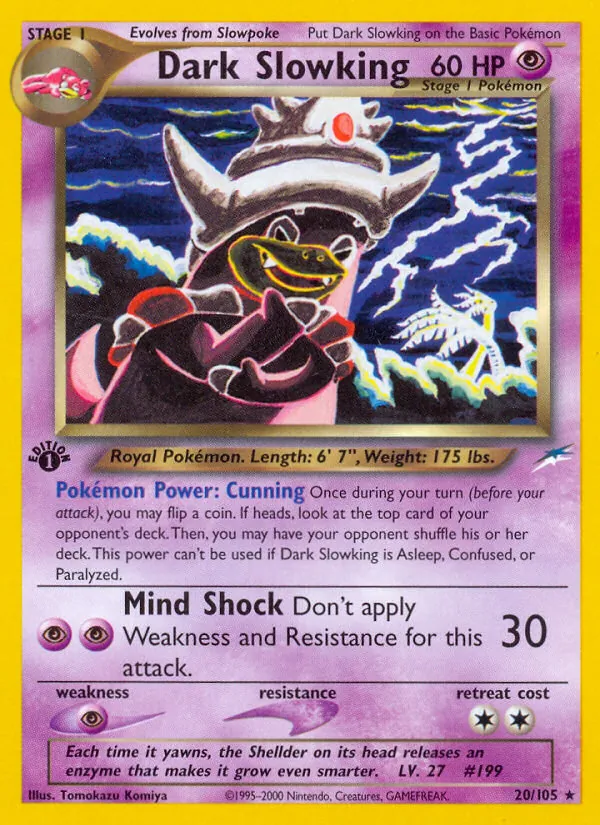 Dark Slowking #20 – Neo Destiny card