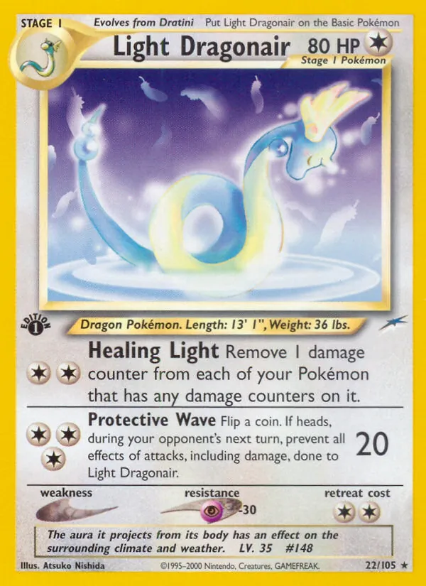 Light Dragonair #22 – Neo Destiny card