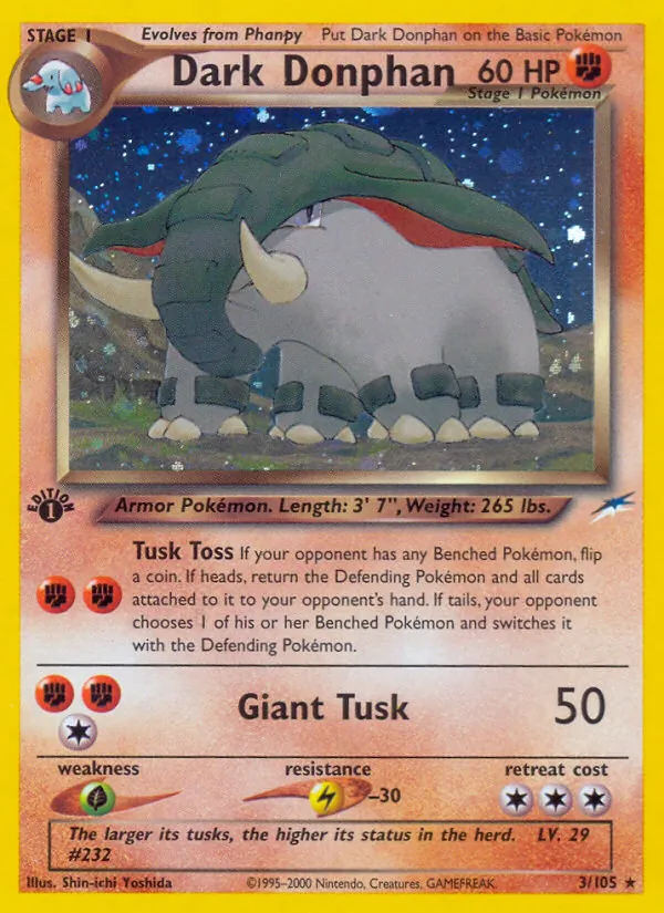 Dark Donphan #3 – Neo Destiny card