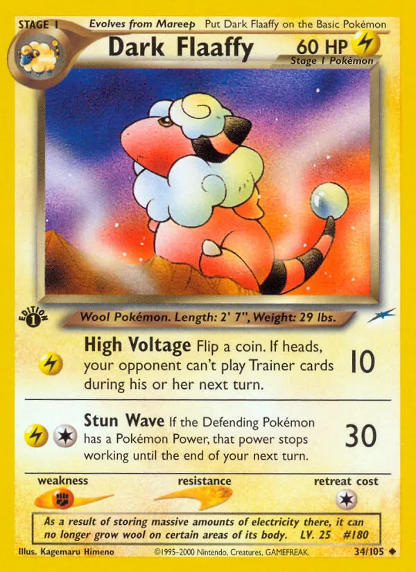 Dark Flaaffy #34 – Neo Destiny card