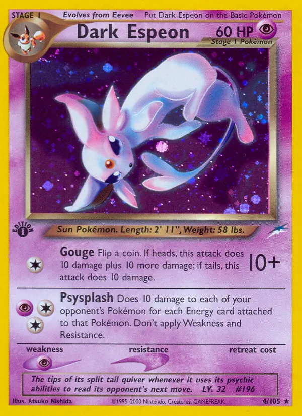 Dark Espeon #4 – Neo Destiny card