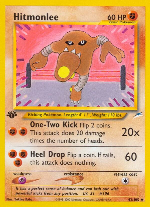 Hitmonlee #42 – Neo Destiny card