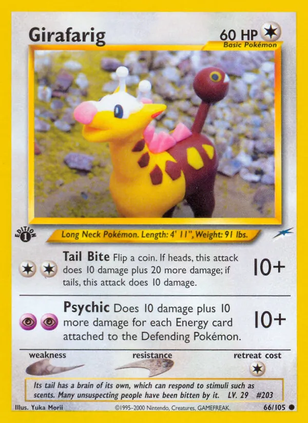Girafarig #66 – Neo Destiny card