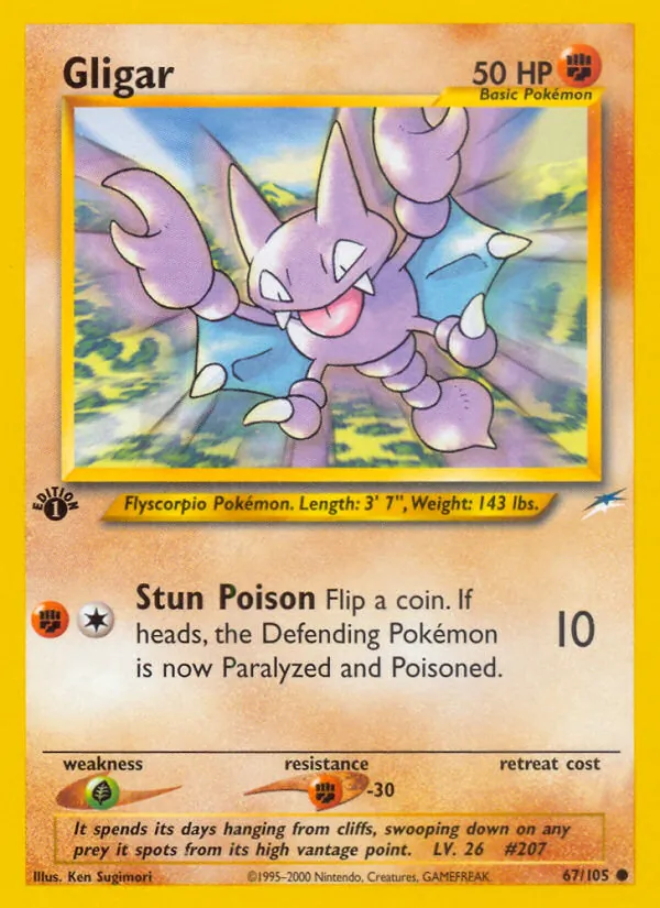 Gligar #67 – Neo Destiny card