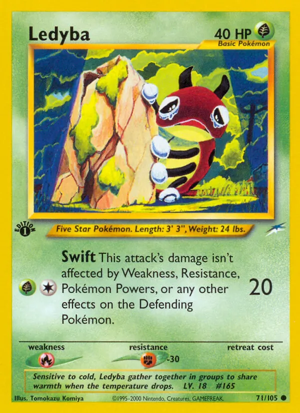 Ledyba #71 – Neo Destiny card