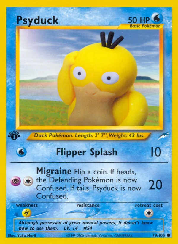 Psyduck #79 – Neo Destiny card