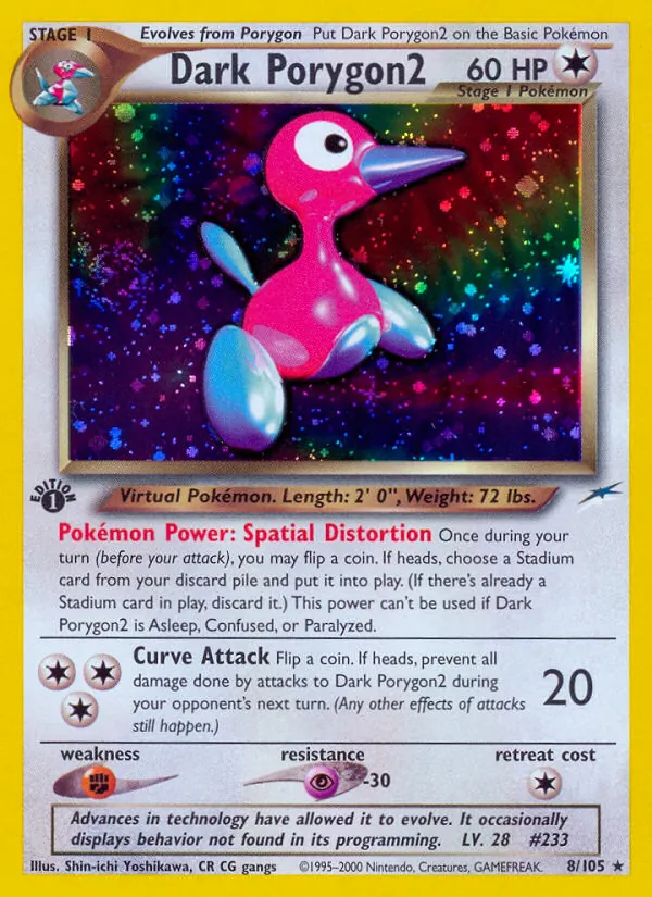 Dark Porygon2 #8 – Neo Destiny card