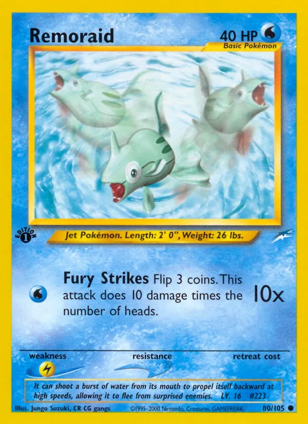 Remoraid #80 – Neo Destiny card