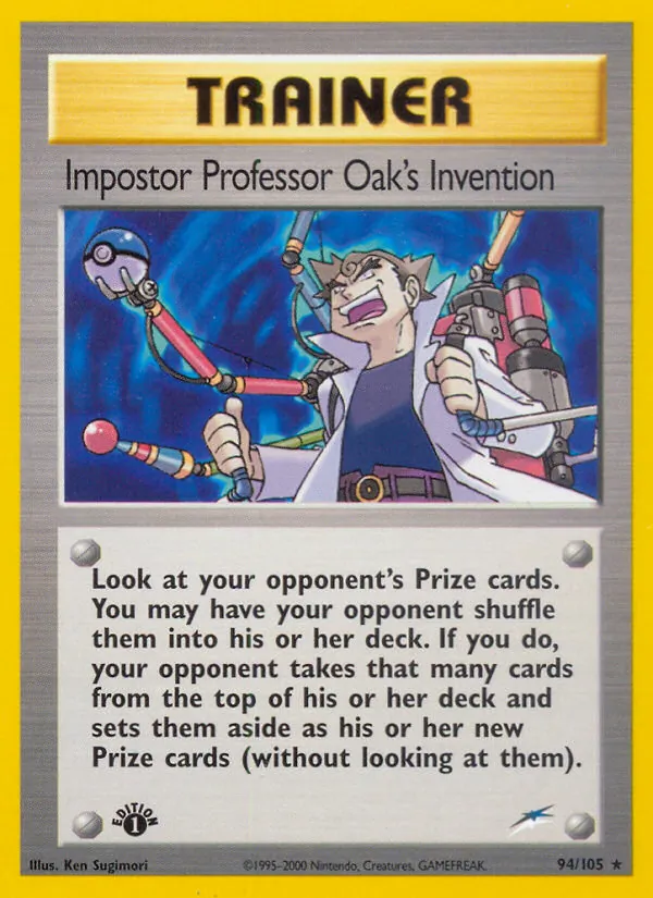 Impostor Professor Oak's Invention #94 – Neo Destiny card