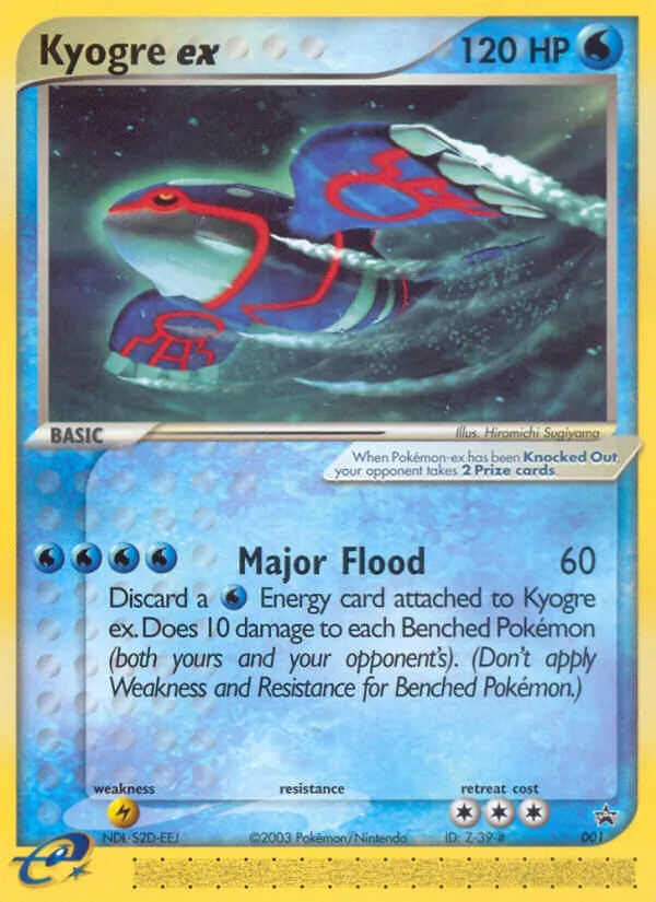 Kyogre ex #1 – Nintendo Black Star Promos card