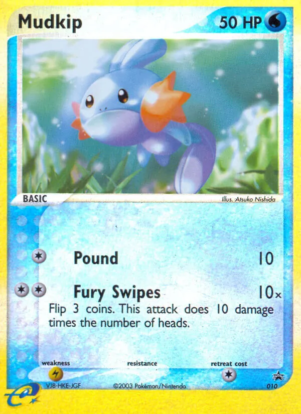 Mudkip #10 – Nintendo Black Star Promos card