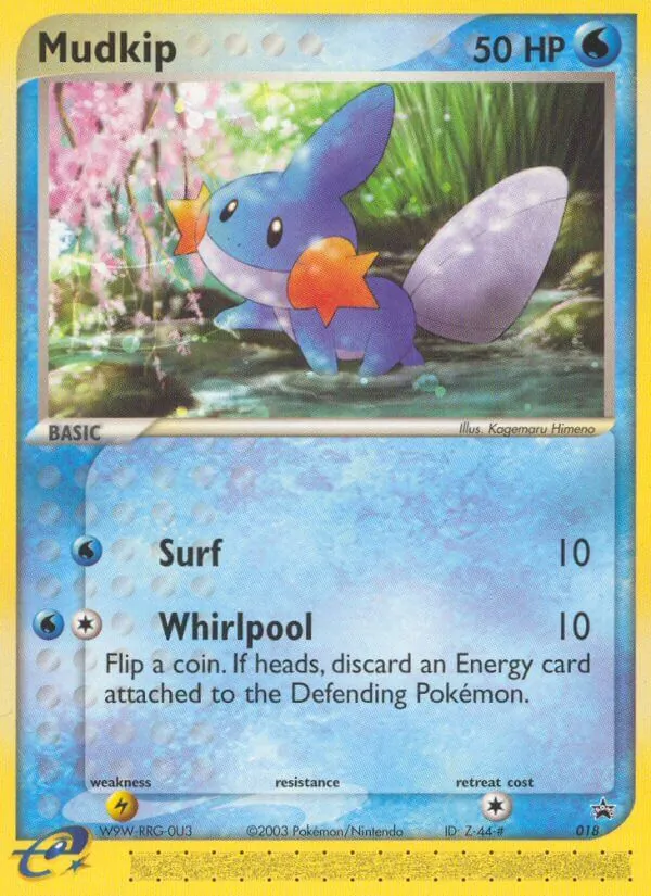 Mudkip #18 – Nintendo Black Star Promos card