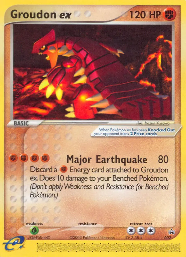 Groudon ex #2 – Nintendo Black Star Promos card