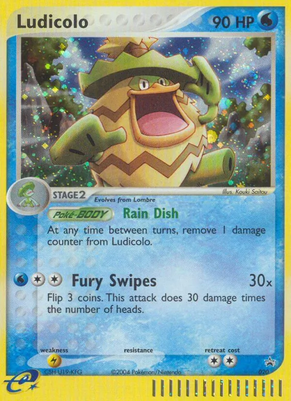 Ludicolo #20 – Nintendo Black Star Promos card