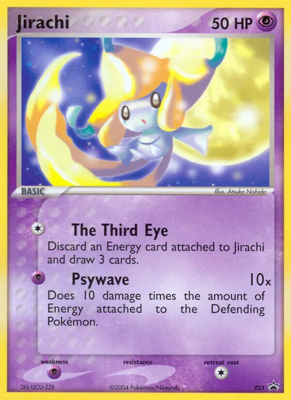 Jirachi #21 – Nintendo Black Star Promos card